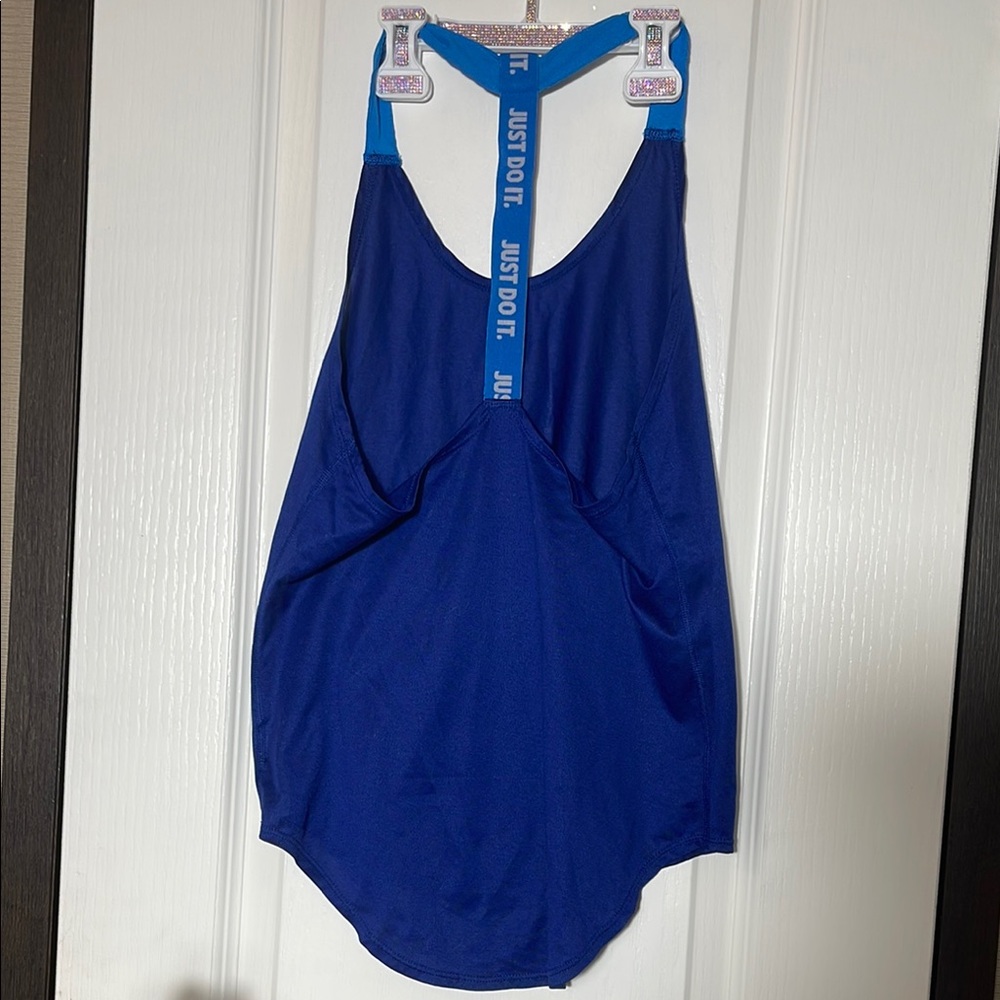 Nike Blue Racerback Tank Top